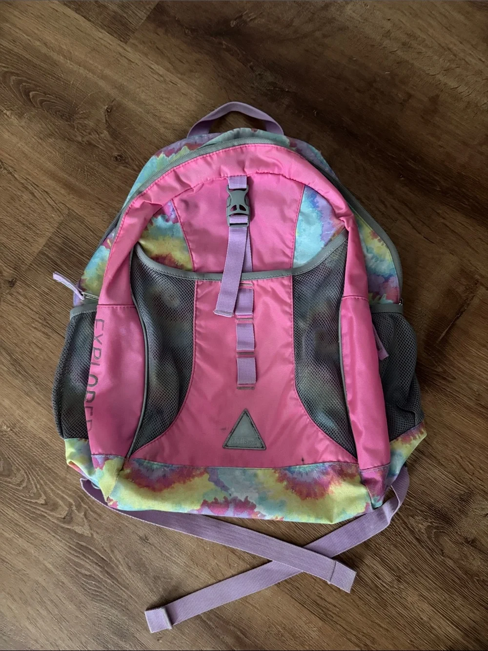 L.L. Bean Kids Pink Tie-Dye Backpack - Explorer Style 25L